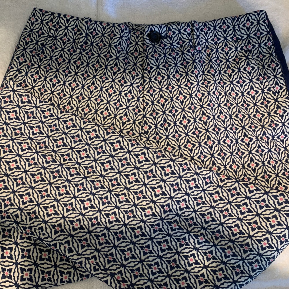 Mr. Turk blue florete pattern dress pants size 30